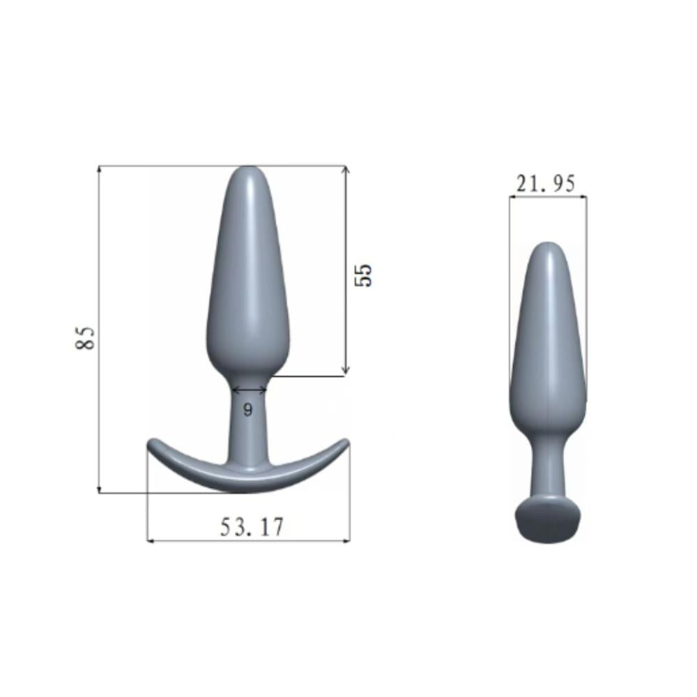 Il Plug Small BlackDoor è il partner perfetto per chi vuole esplorare senza paura (ma con un gran sorriso). Piccolo, morbido e super easy da inserire, è il punto di partenza ideale per chi vuole scoprire il lato B del piacere, da solə o in coppia.