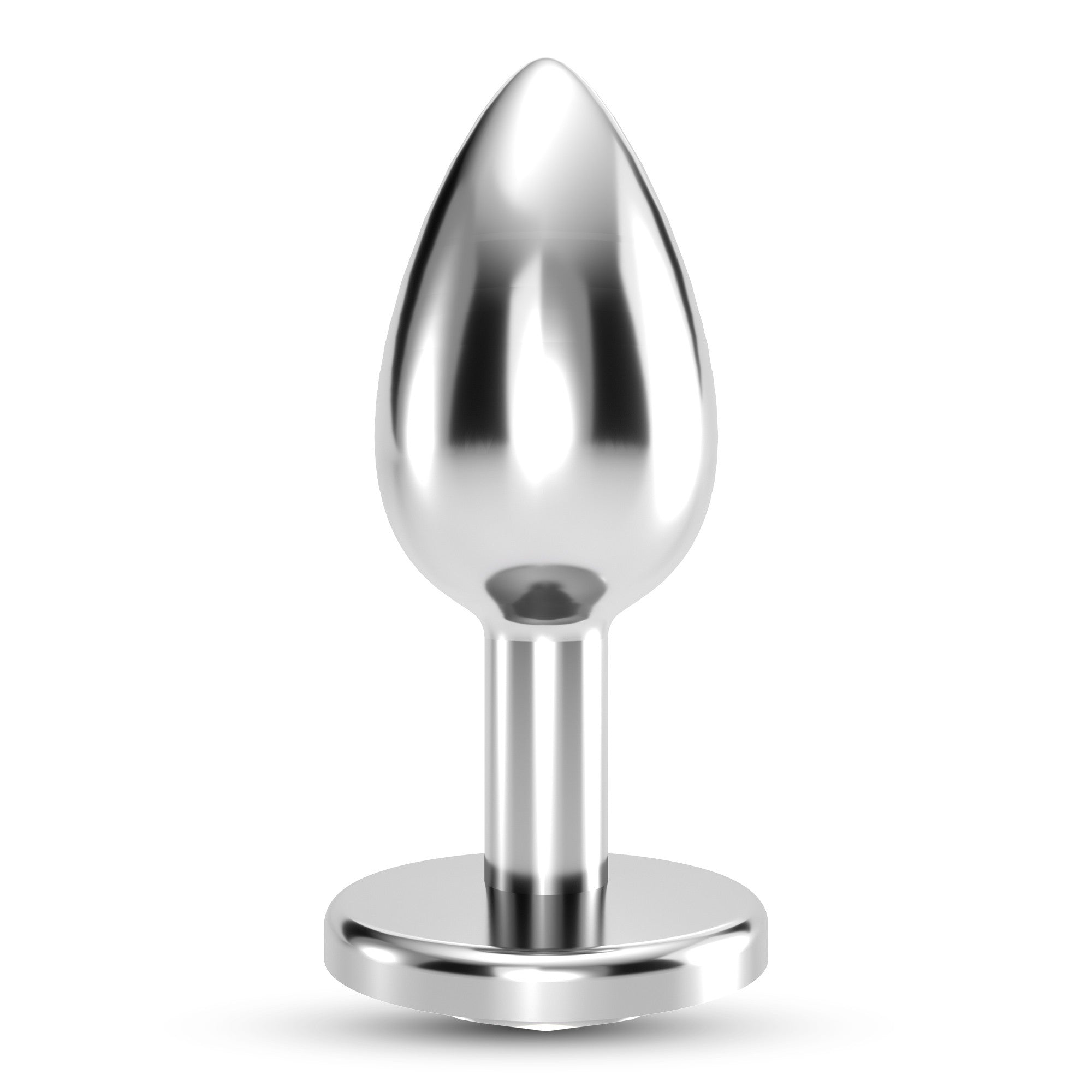 SexToy Plug anale con stoppino decorato da brillantte, Dimensione S - small.