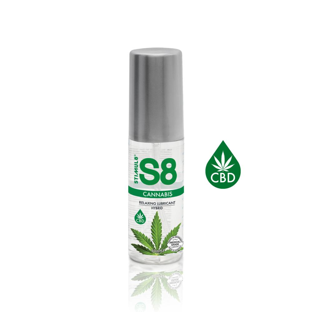 Questo lubrificante infuso al CBD è pensato per coccolare il corpo, distendere i muscoli e intensificare il piacere. Lubrificante ibrido a base sia acquosa che siliconica.