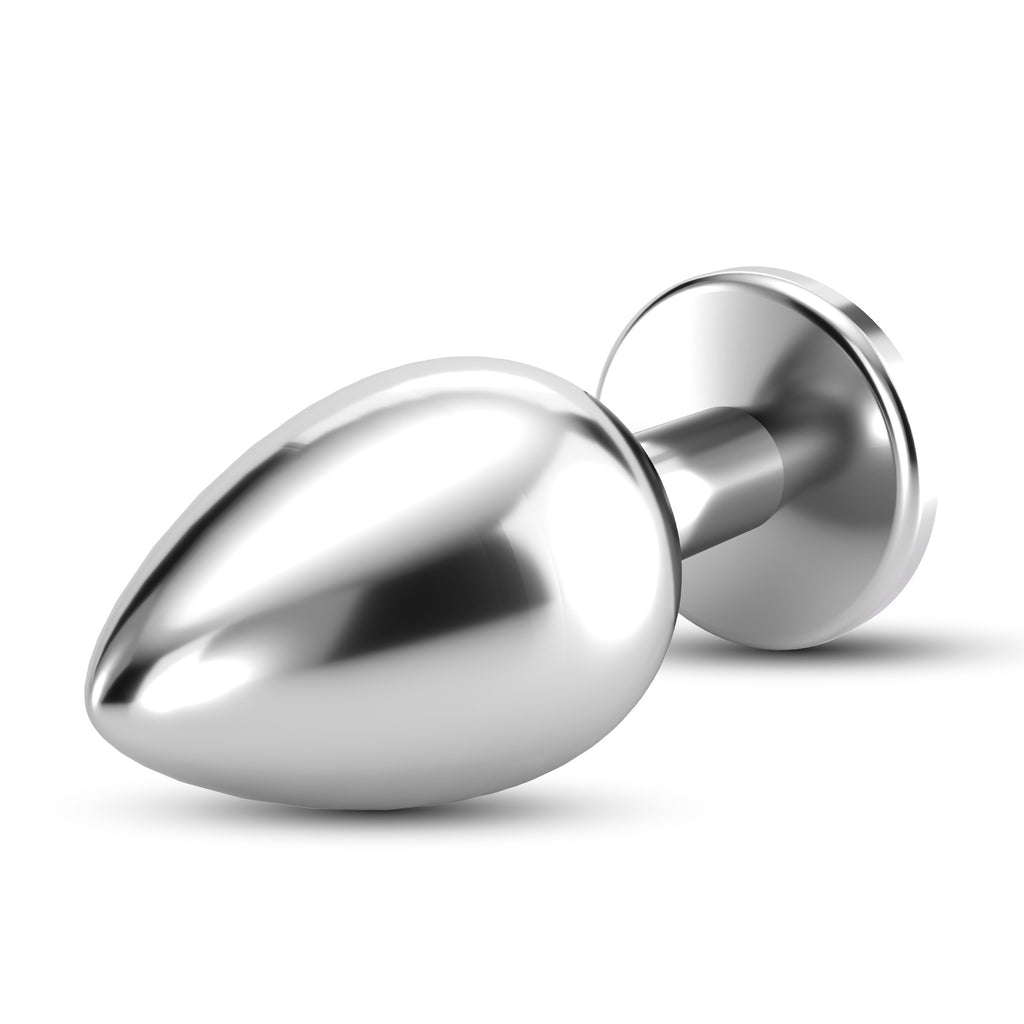SexToy Plug anale con stoppino decorato da brillantte, Dimensione S - small.