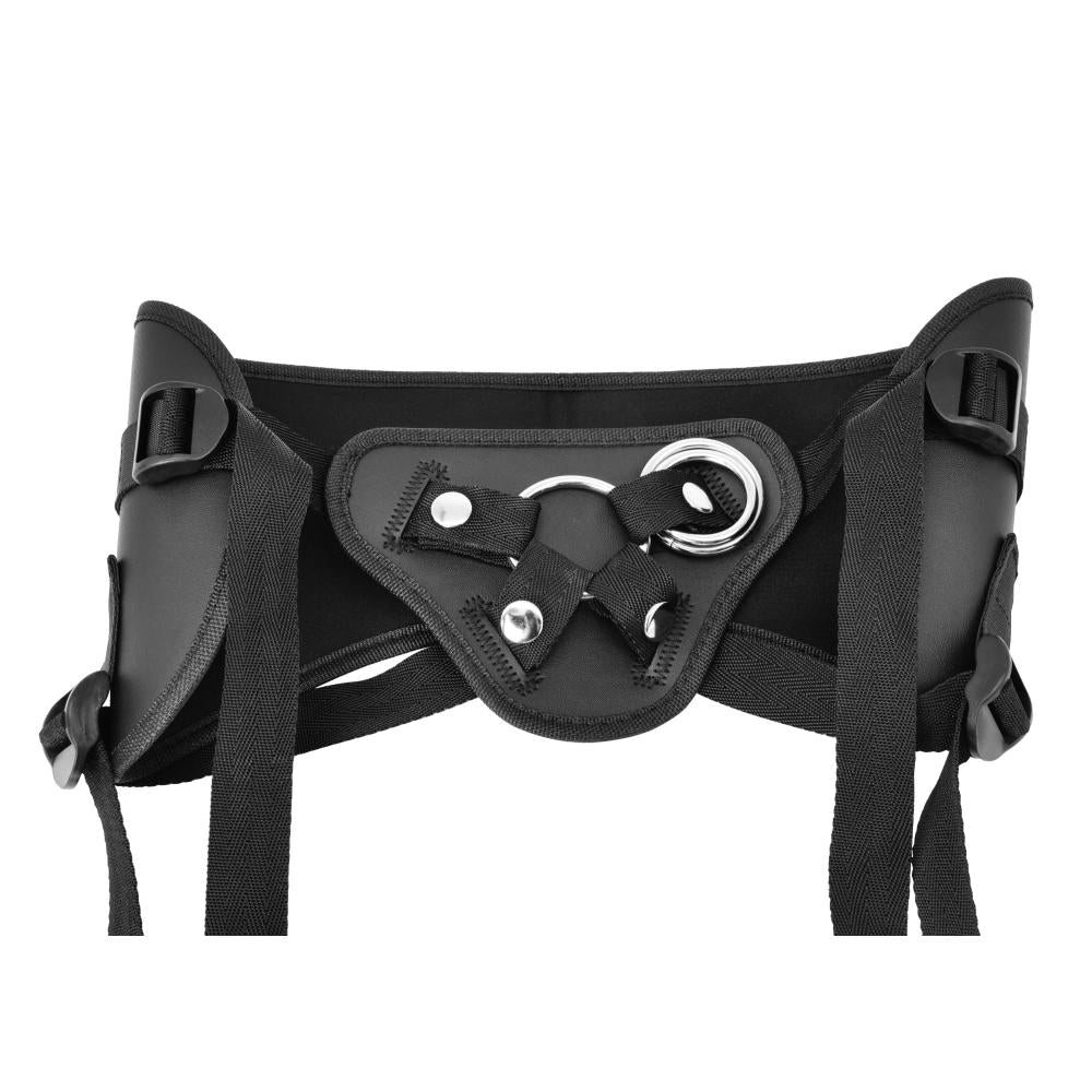 Grazie ai 3 anelli metallici intercambiabili (4,1 cm, 4,8 cm e 5,4 cm) puoi agganciare a questo Harness dildo di diverse dimensioni: dal più “soft & easy” a quelli dalle dimensioni... più intense.