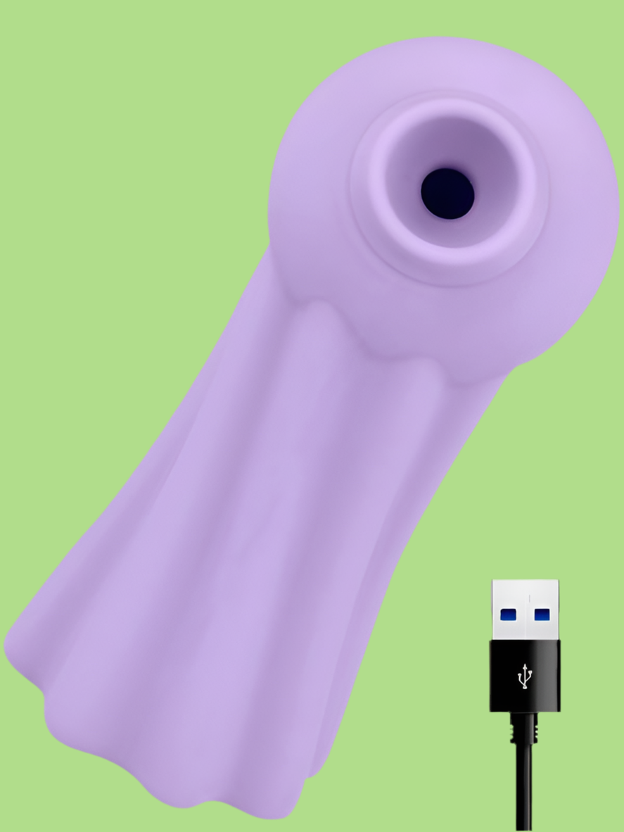 Direttamente dagli abissi del piacere, il succhiaclitoride Medusa è qui per ipnotizzarti con le sue onde di godimento. Con il suo design ispirato alla regina del mare, questo succhiaclitoride unisce stile e performance in un corpo sinuoso e super morbido al tocco. 