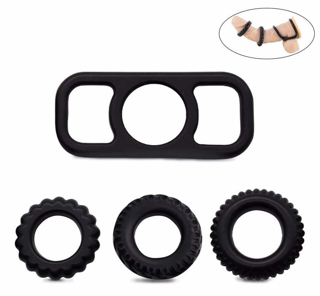 Scopri il Set di Anelli Fallici 4 in 1: quattro forme diverse, un solo obiettivo… potenziare il tuo piacere (e il suo). Che tu voglia stringere, decorare o dominare, qui trovi l’anello giusto per ogni voglia. 