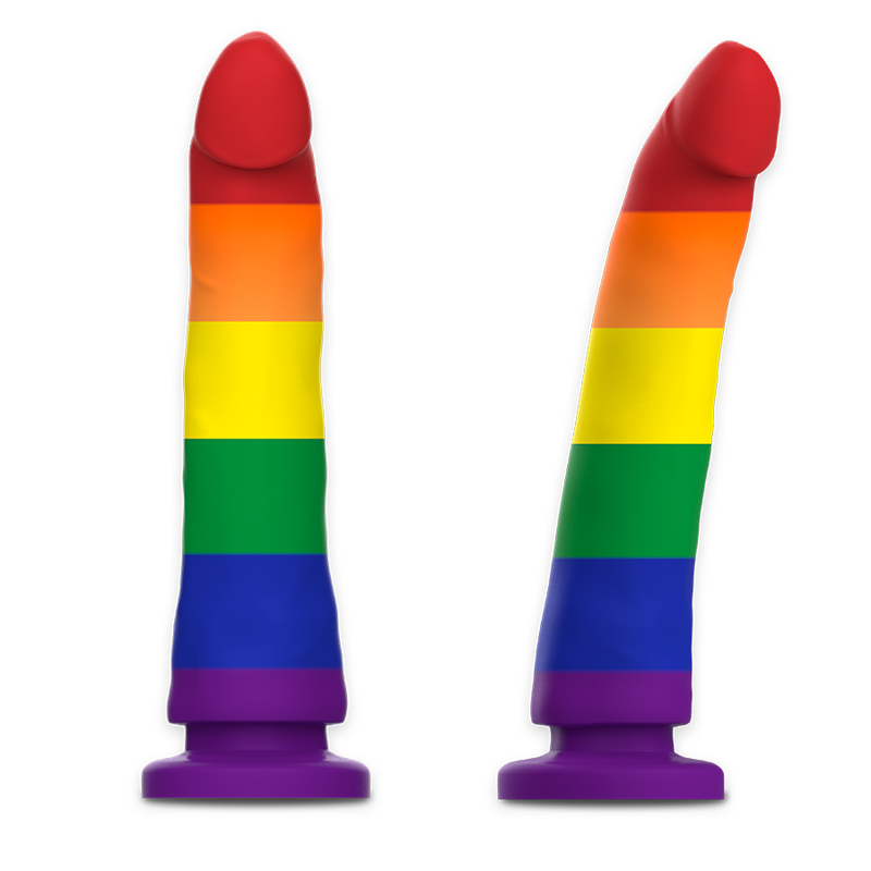 20 cm di pura leggenda, 4 cm di diametro e un look proudly irresistibile. Il dildo Pride Mythology non è solo grande. È grande stile, grande flessibilità, grande goduria. 