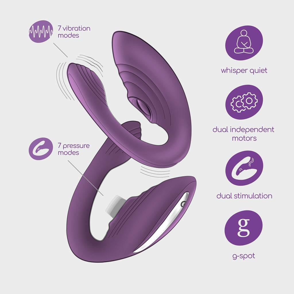 Il piacere che batte...davvero forte. Ti hanno mai detto che il piacere “va conquistato”? Nah. Con l'ovetto vaginale 2IN1 Sbattimi, il piacere… ti viene incontro. 