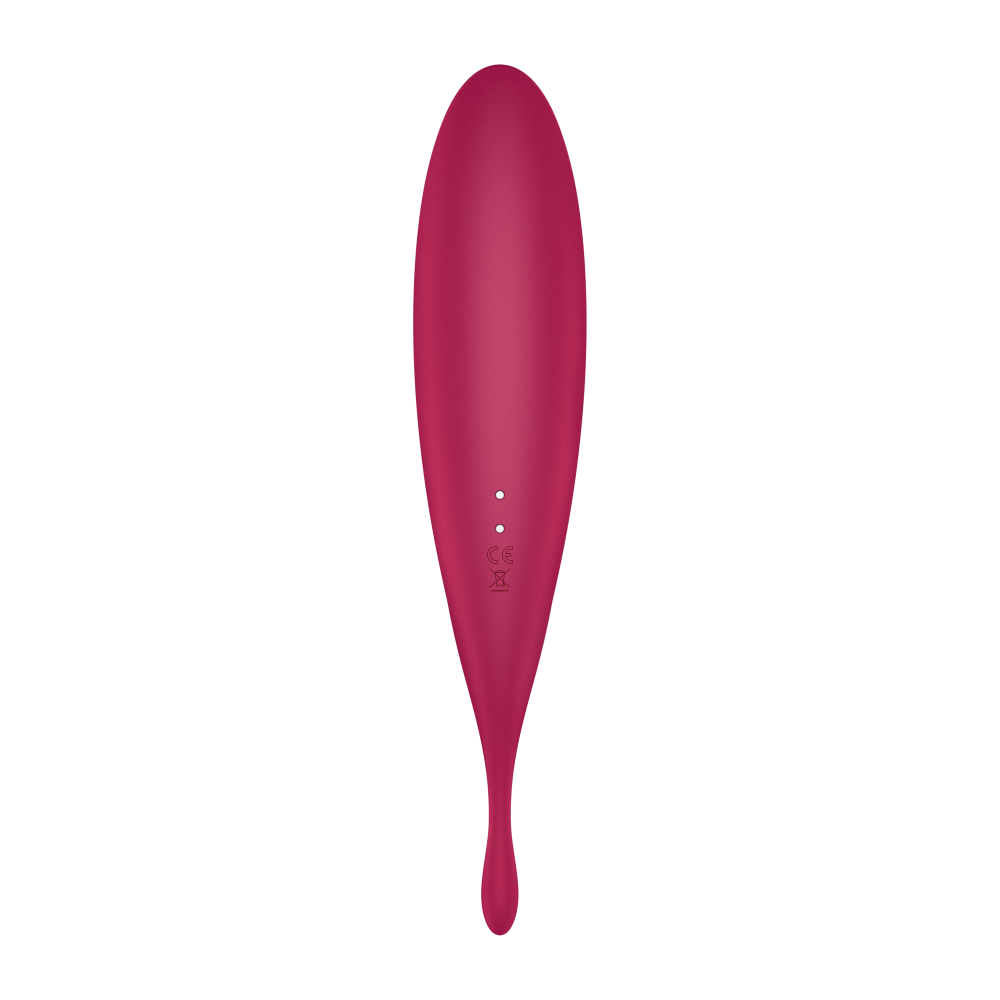 Stimolatore OralClit di Satisfyer con le 2 funzioni indipendenti e una doppia modalità di stimolazione! Da un lato, l’estremità ovale ti consente una stimolazione precisa su tutte le tue zone erogene: clitoride, capezzoli, labbra... ovunque tu desideri. E dall’altro, lasciati avvolgere dalle onde di pressione del succhiaclitoride con 11 intensità divese. Controllo da remoto tramite applicazione per telefono, materiale silicone. Produttore: Satisfyer; Brand: FeekyFeeky