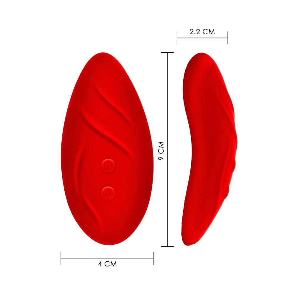 Uno slip sexy e regolabile che nasconde un ovetto vibrante, con un telecomando a forma di cuore, pensato per scivolare nel taschino interno e restare lì, discreto e silenzioso, mentre fate qualunque cosa