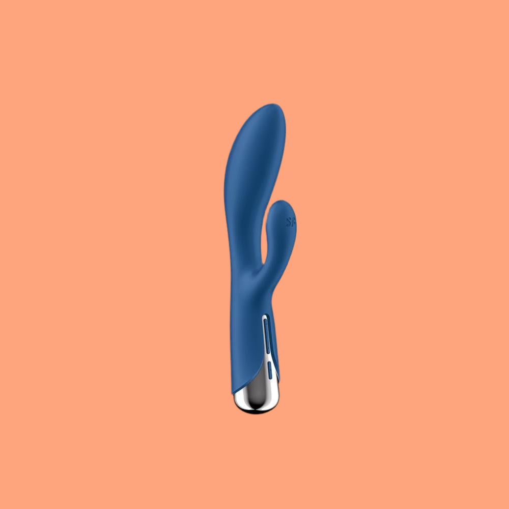 Vibratore rabbit dalla funziona rotante, silicone biocompatibile di alta qualità