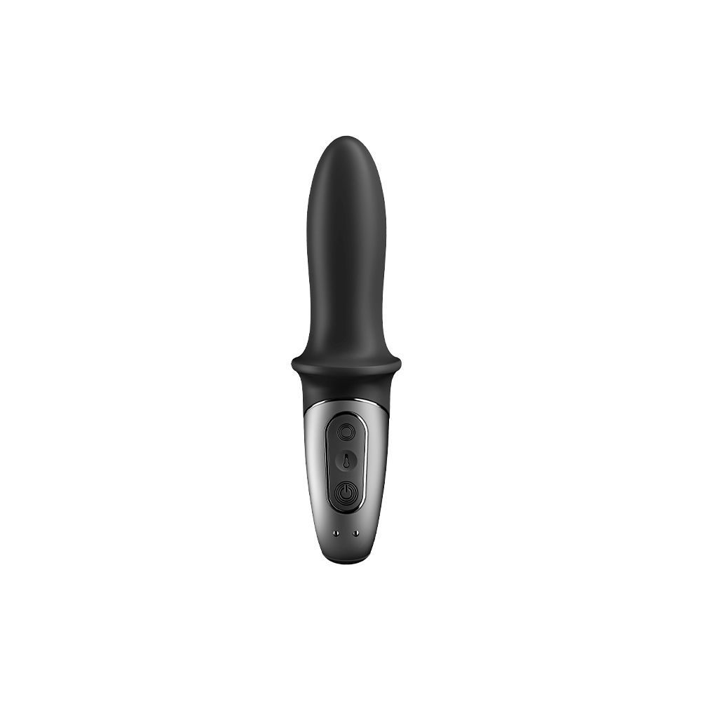 Vibratore e plug Anale HotPassion marca Satisfyer. Vibratore 2in1: funzione di vibrazione e di riscaldamento. Applicazione integrata per il controllo a distanza e da remoto del sex toy.