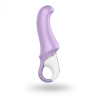 Vibratore vaginale curvato per la stimolazione dell'area CUV e del punto G. Marca: Satisfyer