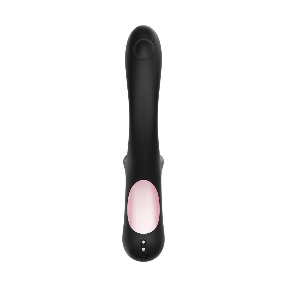 Rabbit leccaclitoride con lingua vibrante 'BedBunny': sex toy per doppia stimolazione clitoridea e vaginale, multifunzione e multivibrazione, forma curvata per una stimolazione efficace della zona CUV e del punto G. Materiale: silicone ipoallercenico; Brand: FeekyFeeky