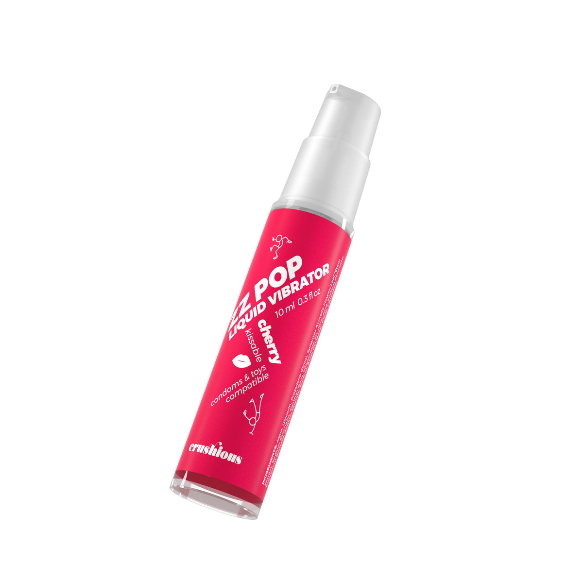 Lubrificante spry a effetto vibrante gusto fragola: stimolazione esterna delle zone erogene. 10ml