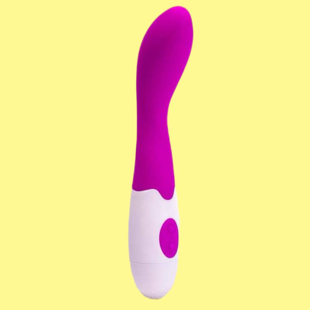 SexToy Vibratore BiLove: vibratore vaginale curvo perfetto per la stimolazione dell'area CUV e del punto G. Brand: feekyfeeky