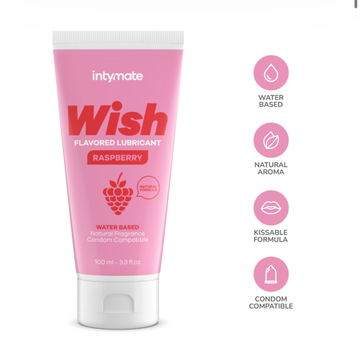 Lubrificante aromatizzato Intymate al gusto di uva. Perfetto per preliminari ma anche per ogni altro tipo di attivita` sessuale: lubrificante a base d'acqua compatibile con ogni tipo di sex toy o profilattico. Confezione da 100ml.