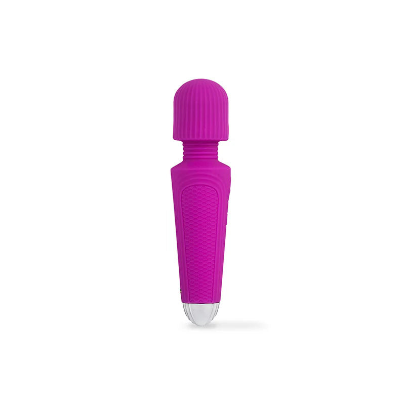 Vibratore Wand da stimolazione esterna 'Canta T...Uuuh': sextoy multi-vibrazione per stimolazione esterna delle zone erogenee. Colore: fucsia; Materiale: silicone/ABS; Marca: Ammicco.