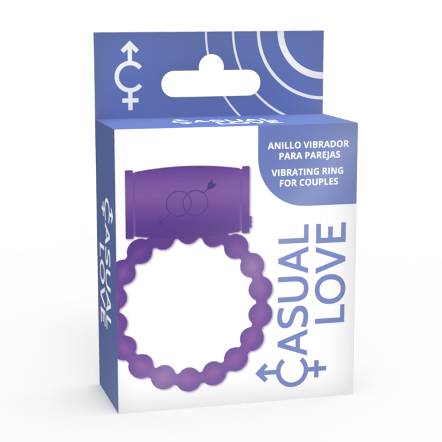 anello per il pene con stimolatore bullet per il clitoride. Perfetto per avventura intime in coppia.