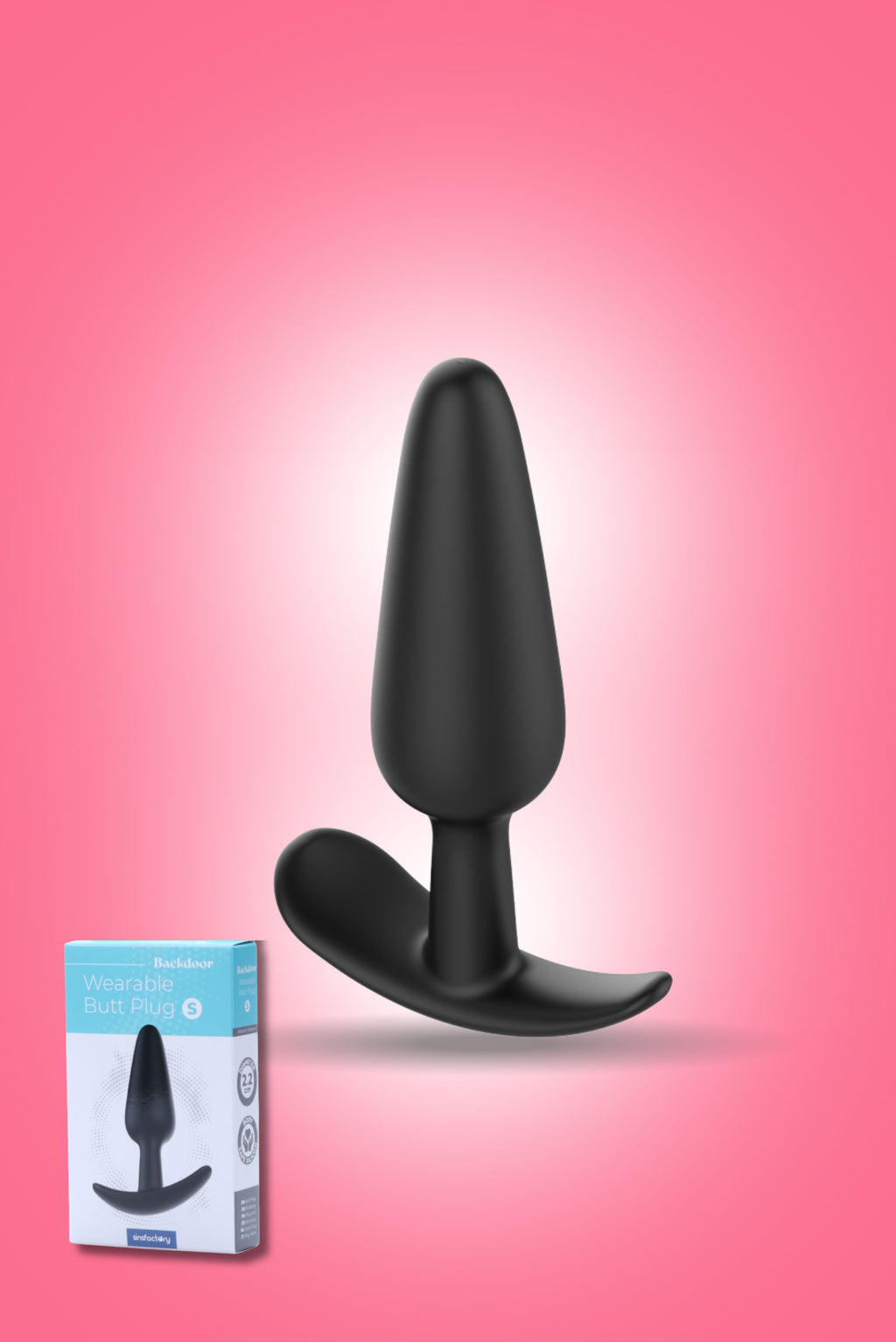 Il Plug Small BlackDoor è il partner perfetto per chi vuole esplorare senza paura (ma con un gran sorriso). Piccolo, morbido e super easy da inserire, è il punto di partenza ideale per chi vuole scoprire il lato B del piacere, da solə o in coppia.