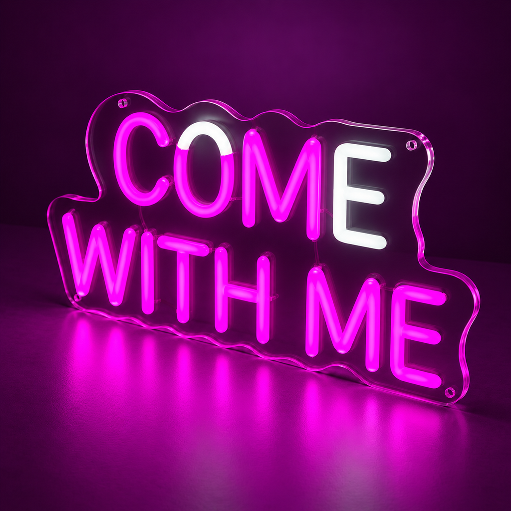 Luce LED COME WITH ME vista di tre quarti da destra