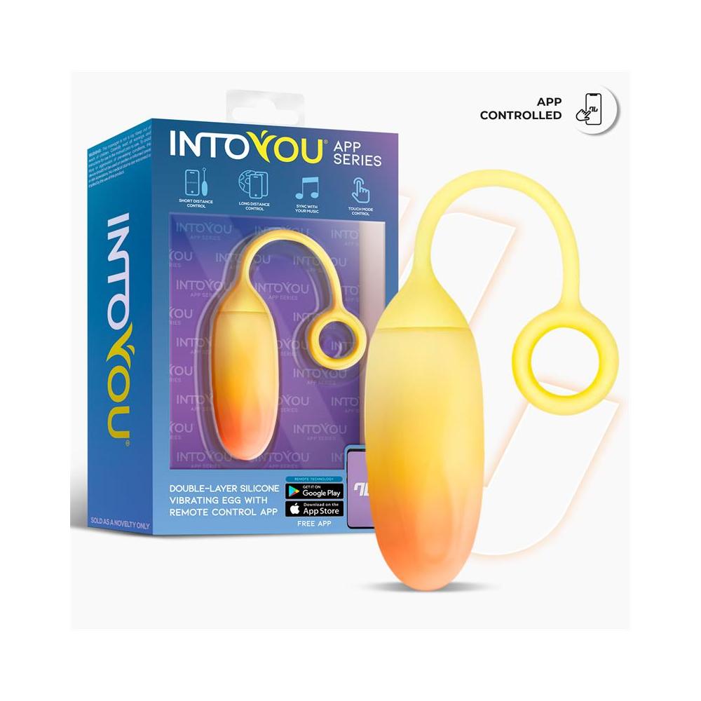 IntoYou: Ovetto vaginale vibrante con applicazione integrata per il controllo da remoto. Disponibile in 2 diverse colorazioni.
