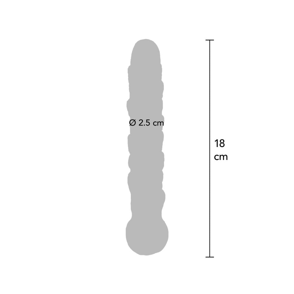 Con le sue protuberanze blu scintillanti,questo dildo in vetro è pronto a farti brillare come un diamante. Perfetto per chi ama stimolazioni intense, Diamond Dazzler è il partner ideale per esplorare il piacere in solitaria, ma anche in coppia.