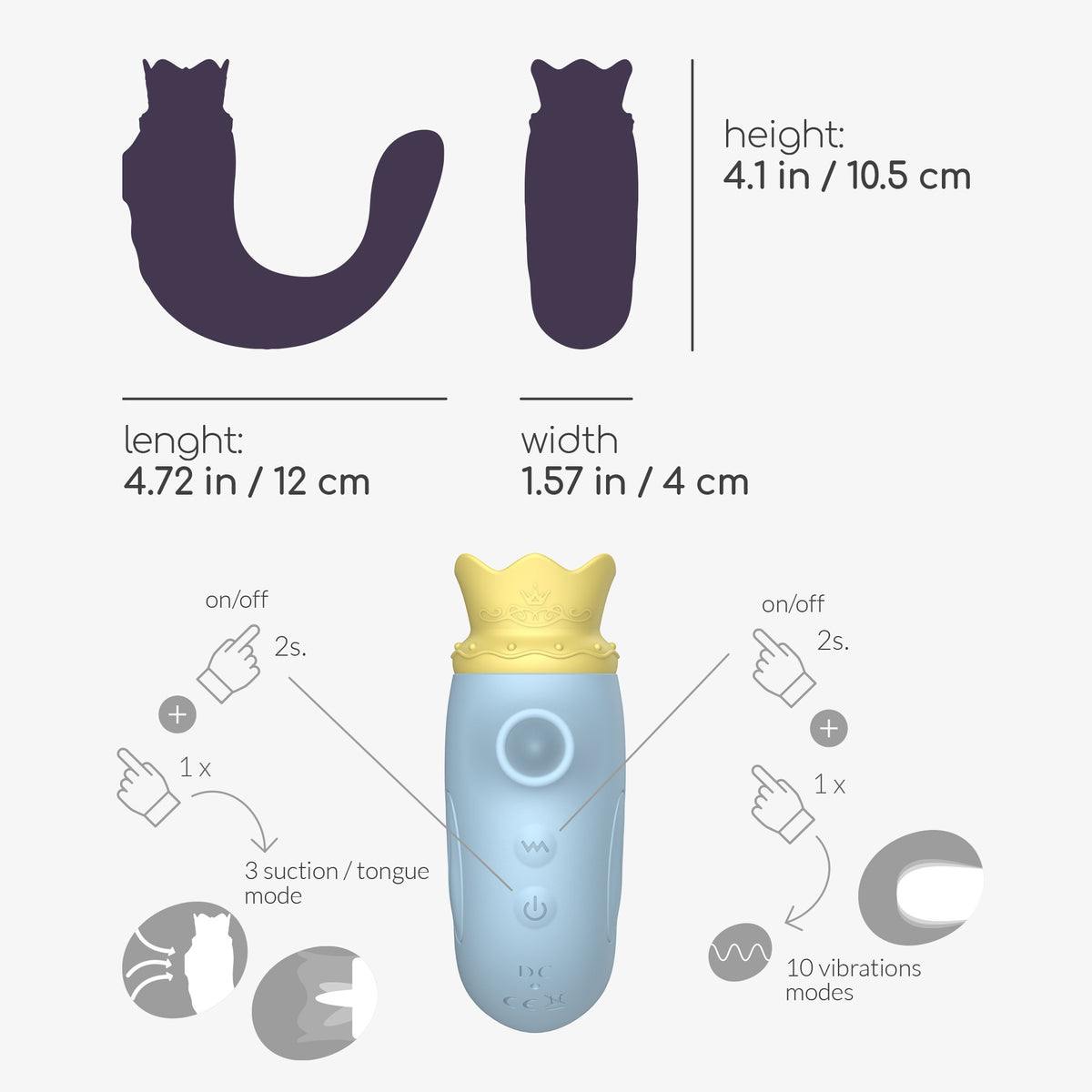 Preparati a vivere un piacere a tutto tondo con Dory, il mini sex toy 3-in-1 che unisce eleganza, potenza e versatilità in un solo colpo. Non farti ingannare dalle sue dimensioni compatte, questo gioiellino nasconde una combinazione irresistibile: suzione, vibrazione e stimolazione interna… tutto a portata di mano. 