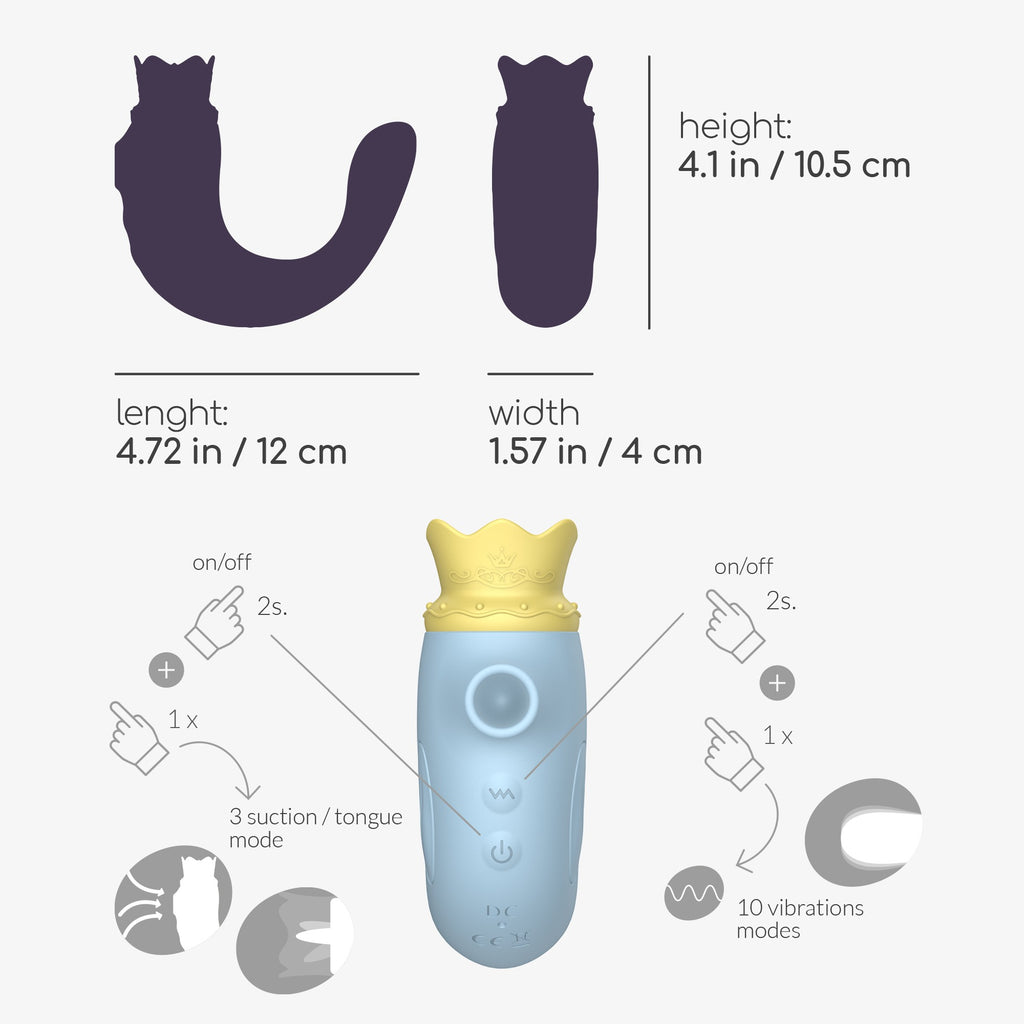 Preparati a vivere un piacere a tutto tondo con Dory, il mini sex toy 3-in-1 che unisce eleganza, potenza e versatilità in un solo colpo. Non farti ingannare dalle sue dimensioni compatte, questo gioiellino nasconde una combinazione irresistibile: suzione, vibrazione e stimolazione interna… tutto a portata di mano. 