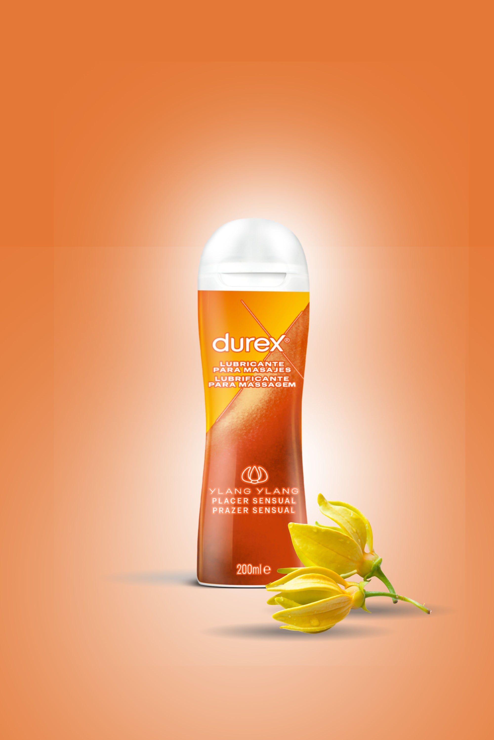 Durex Massage 2 in 1 lubricant 200ml Ylang Ylang