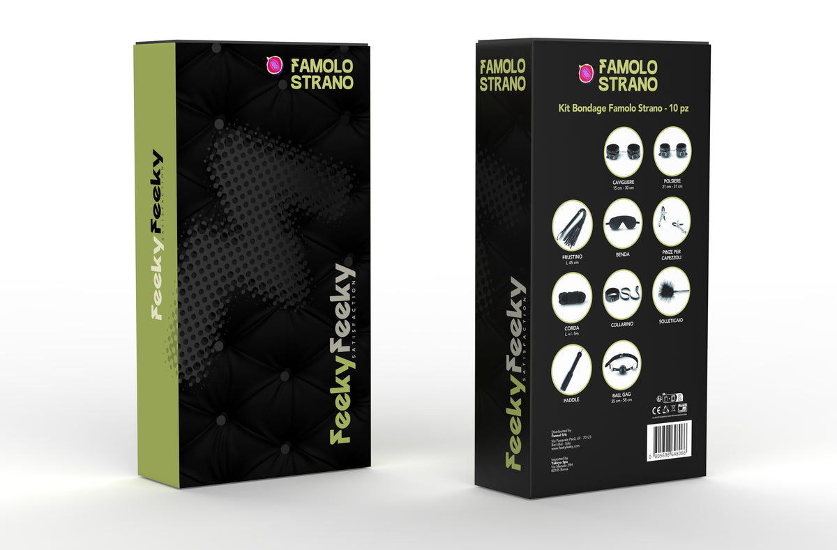 Il kit perfetto per chi vuole spingersi più in là e ha un estro un po’ ribelle. Se la tua voglia di divertimento include un pizzico di audacia e la voglia di esplorare nuove dinamiche, farlo… strano con questo kit potrebbe essere la tua nuova ossessione.