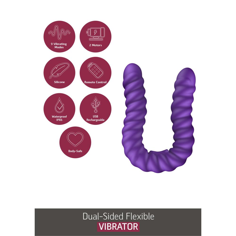 Flex vibratore doppia estremità