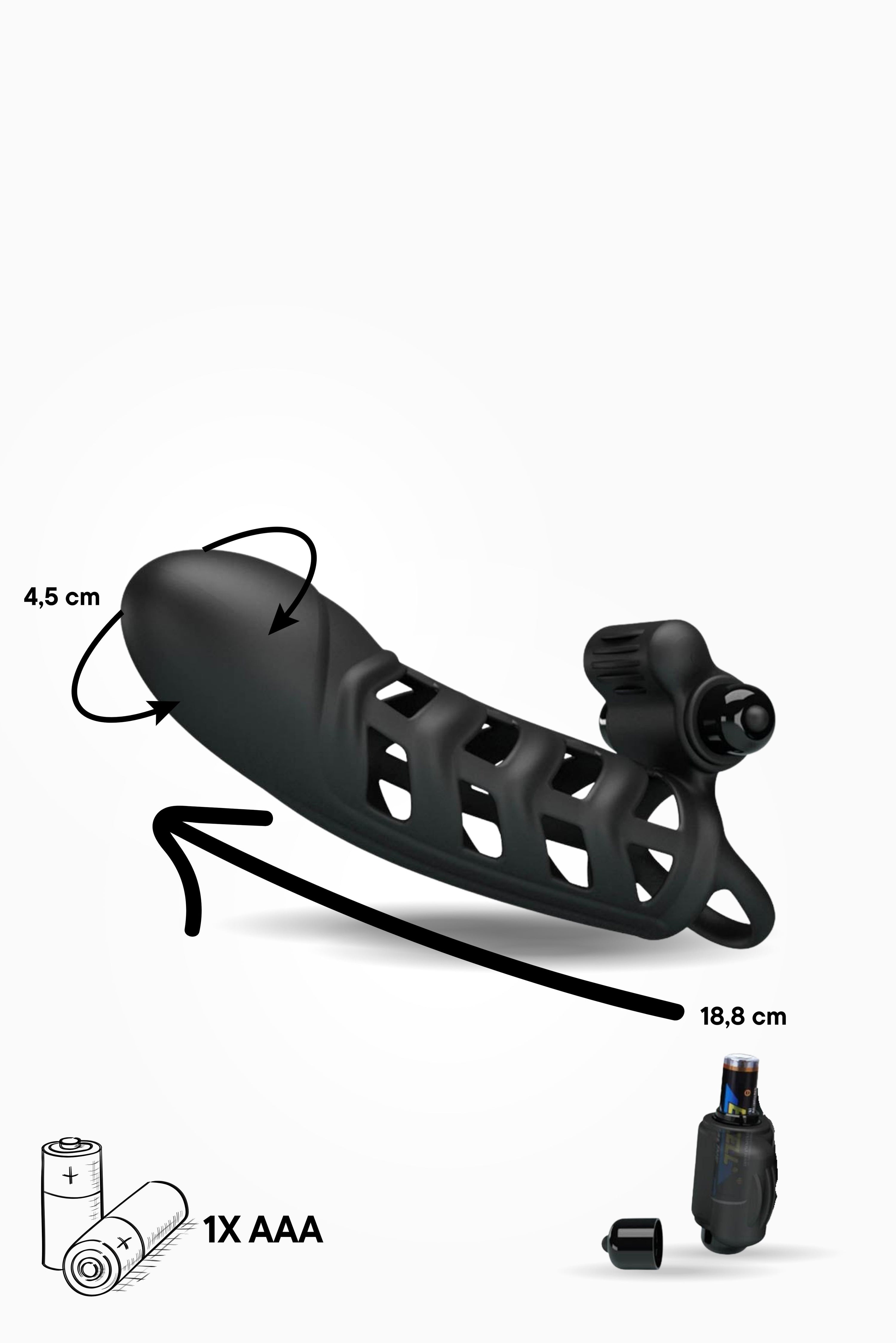 Guaina Vibrante per Pene Pretty Love