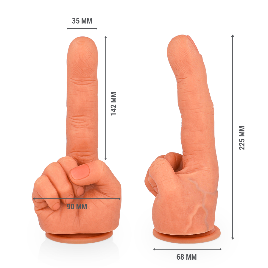 HUBERT STIMOLATORE PUNTO G flessibile mano 14,2 CM