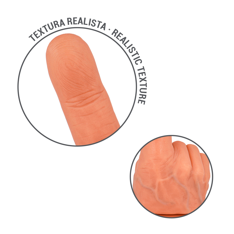 HUBERT STIMOLATORE PUNTO G flessibile mano 14,2 CM