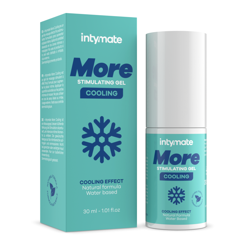 stimolatore liquido a effetto freddo More Cooling, formula naturale, confezione da 30ml.