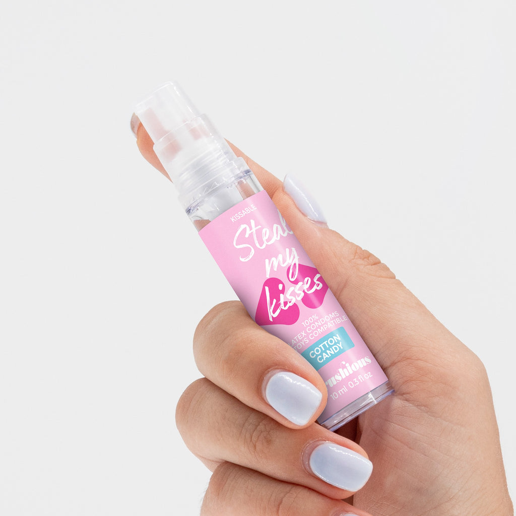 Lubrificante aromatizzato Steal My kisses gusto Zucchero Filato, confezione da 10ml