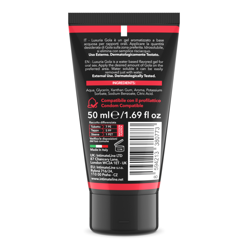 Con il lubrificante Gola Oral Pleasure alla Fragola, il sesso orale diventa una tentazione irresistibile: dolce, scivoloso e tutto da assaporare. Non unge, non macchia e si lava via in un lampo.