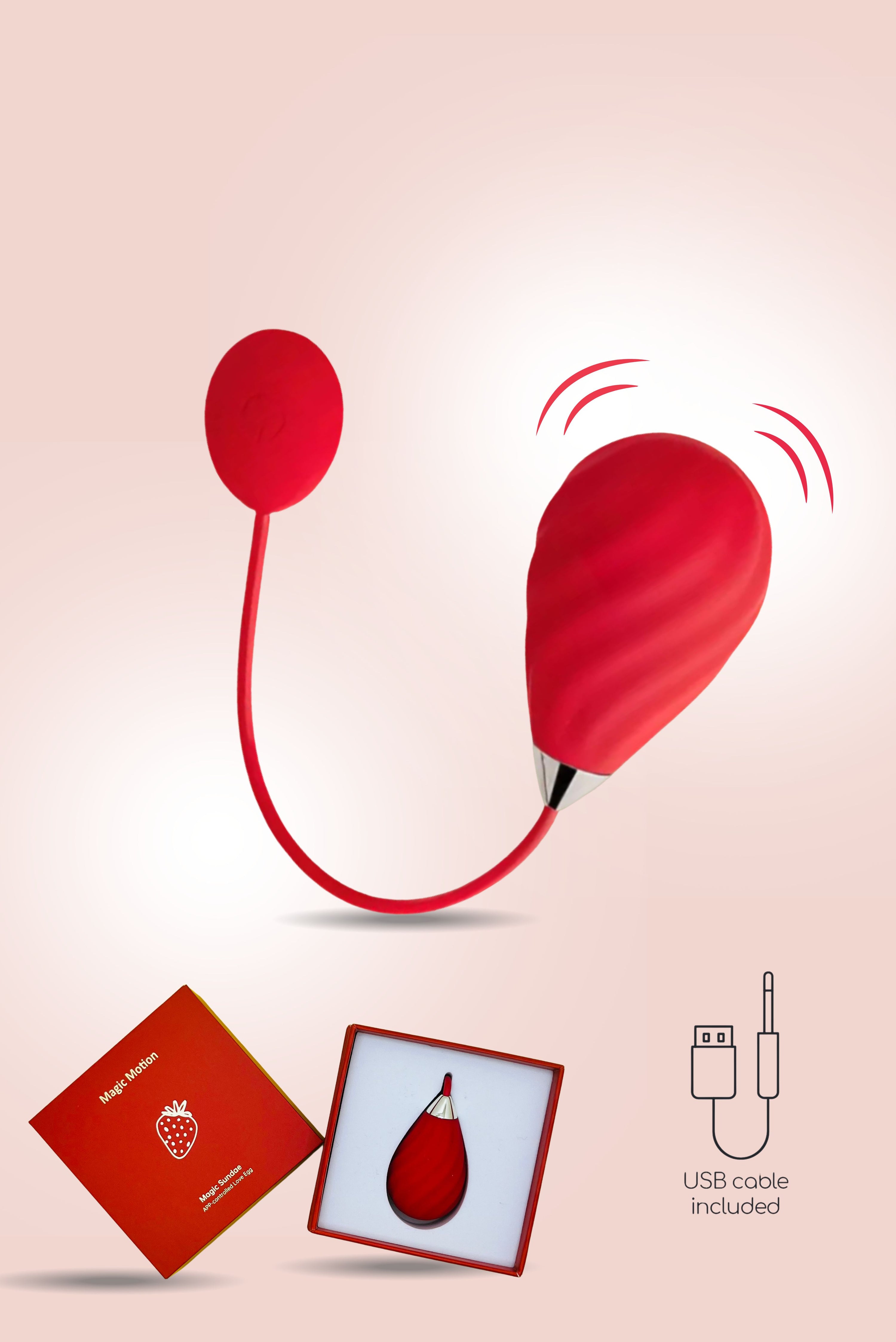 Magic Sundae Double Stimulation Egg 6cm