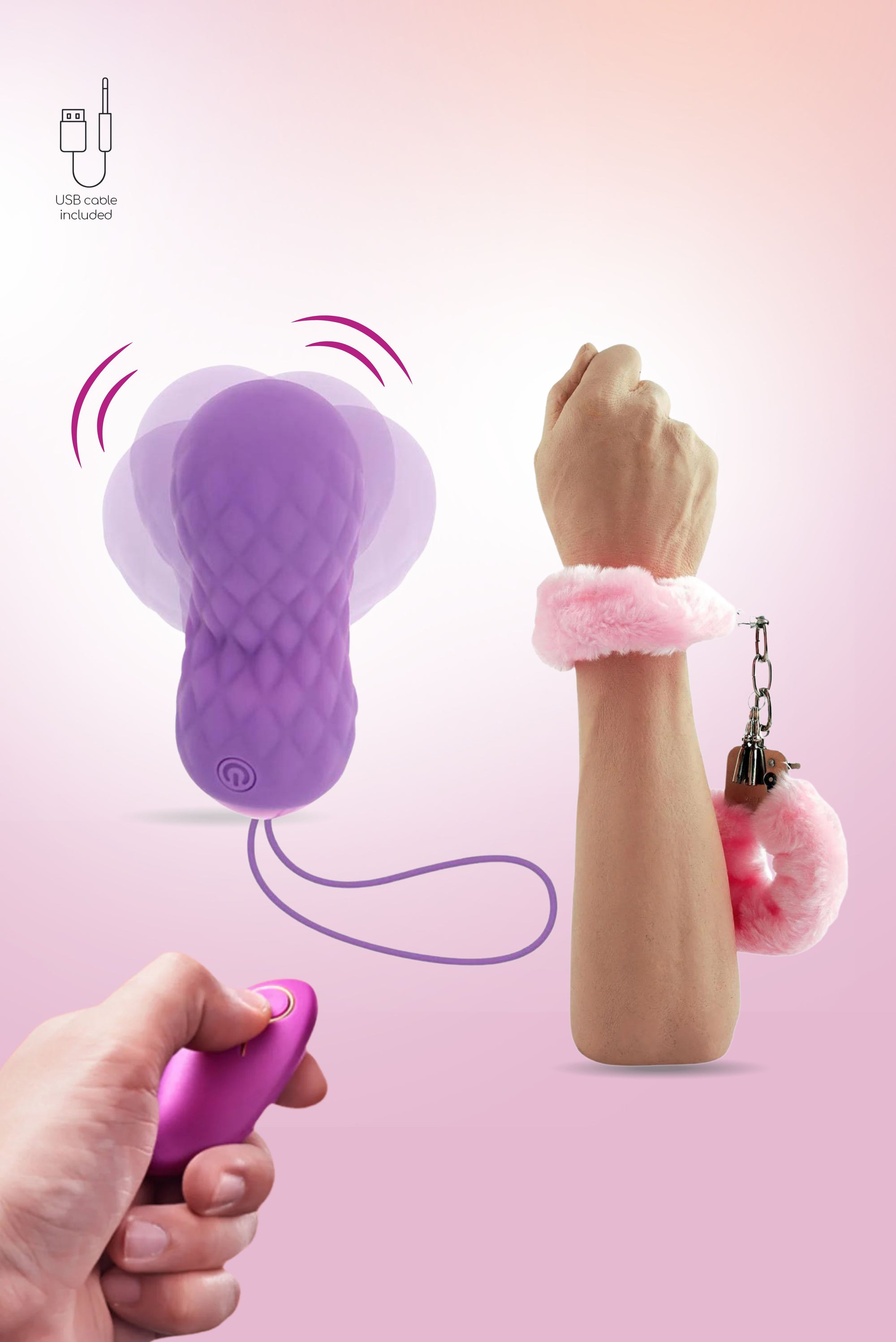 Ei- und Handschellen-Set