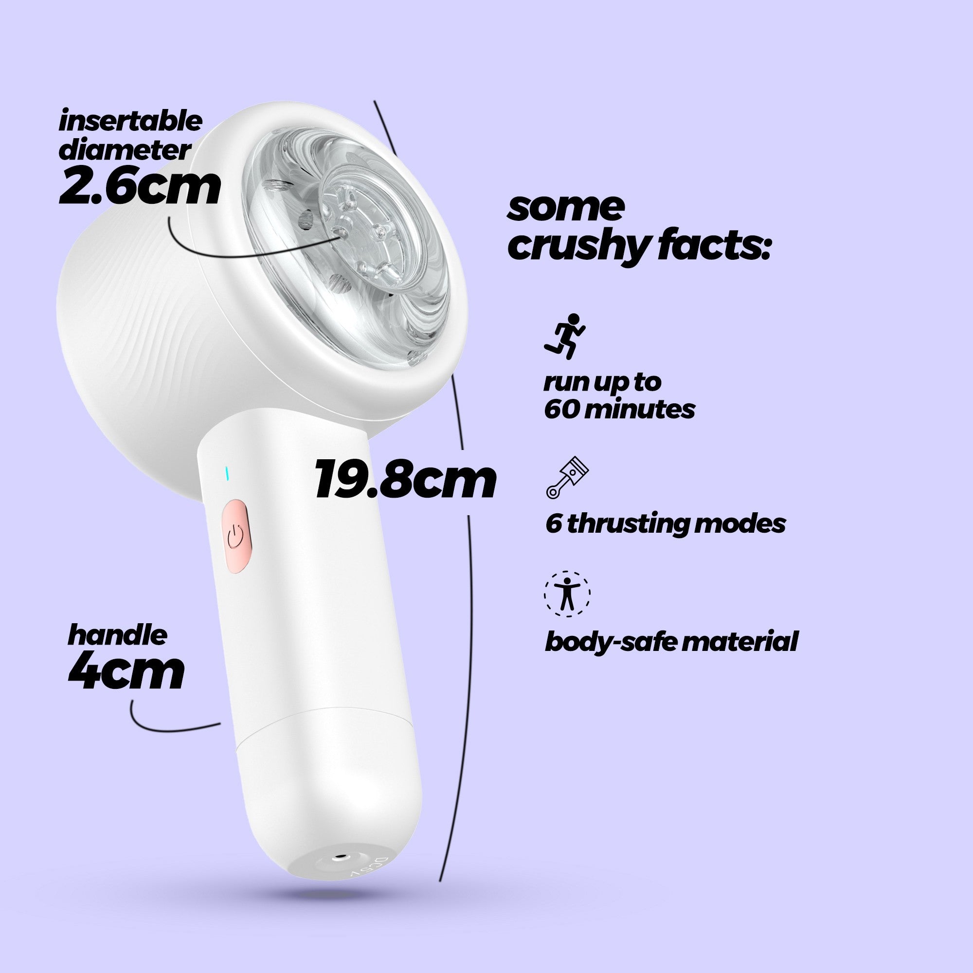 Masturbatore per uomini extra potente, con guaina interna rimovibile per una pulizia facilissima