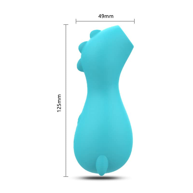 DINO: il succhiaclitoride dalla forma ergonomica super potente e multi-vibrazione. Materiale: Silicone/ABS