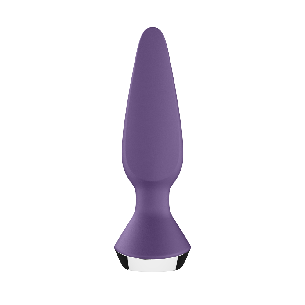 Plug Illicious: plug anale vibrante telecomandato con applicazione per il controllo a distanza. Sextoy da stimolazione anale. UNISEX. Materiale: silicone biocompatibile; Produttore: Satisfyer; Brand distributore: FeekyFeeky