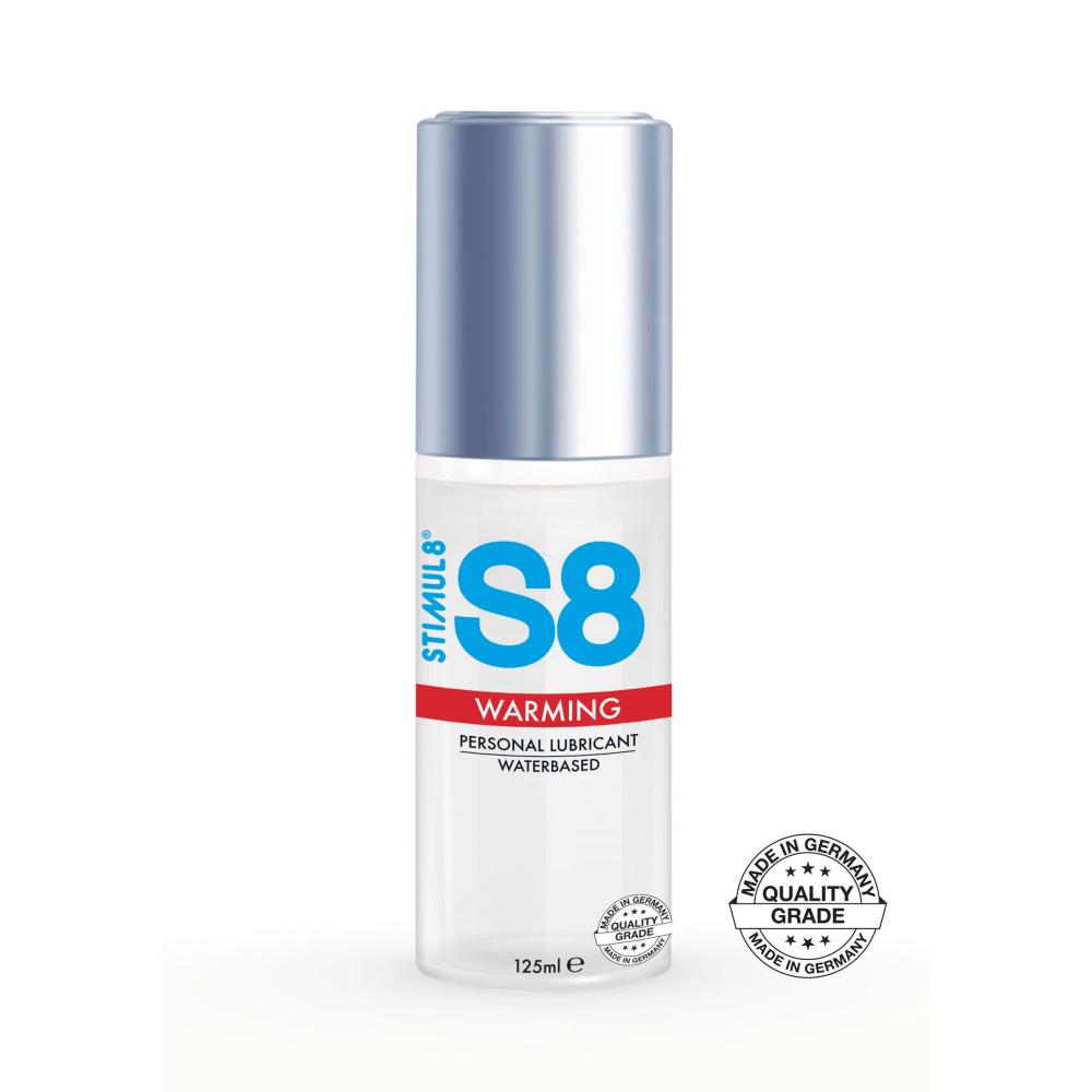 Il Lubrificante S8 Warming a base d’acqua unisce scorrevolezza impeccabile a un effetto riscaldante tutto da godere. Morbido al tatto e bollente nel risultato, è perfetto per accendere ogni momento d’intimità. 