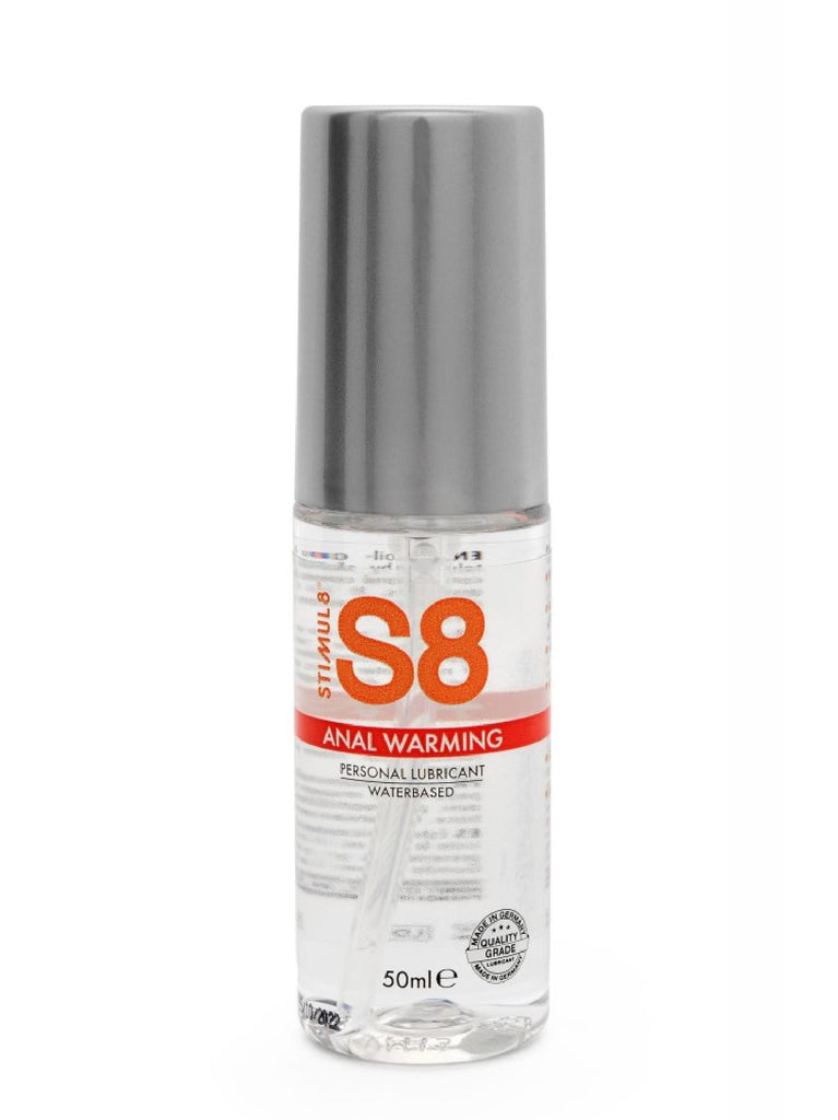 Il lubrificante anale S8 Waterbase renderà scorrevole l’inserimento di qualsiasi cosa vogliate far entrare là dietro rendendo l’anal…una vera e propria passeggiata!
