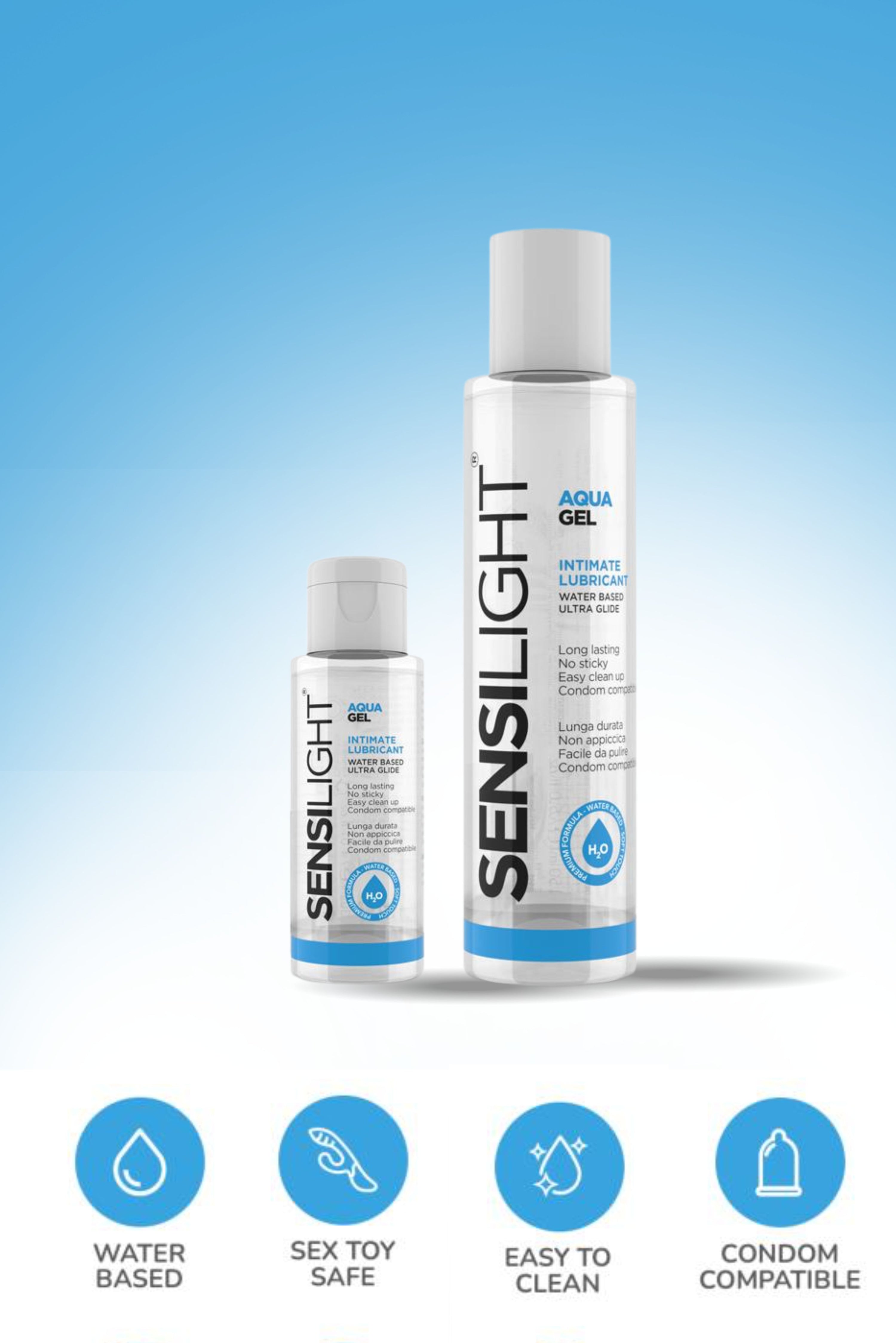 Sensilight Aquagel lubricant 150ml