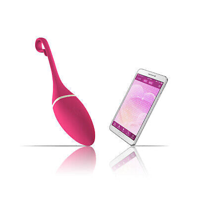 Ovetto vibrante telecomandatO ARIEL: sextoy con applicazione integrata per il controllo a distanza e da remoto. Multi-vibrazione super potente, Materiale Silicone biocompatibile/ ABS.