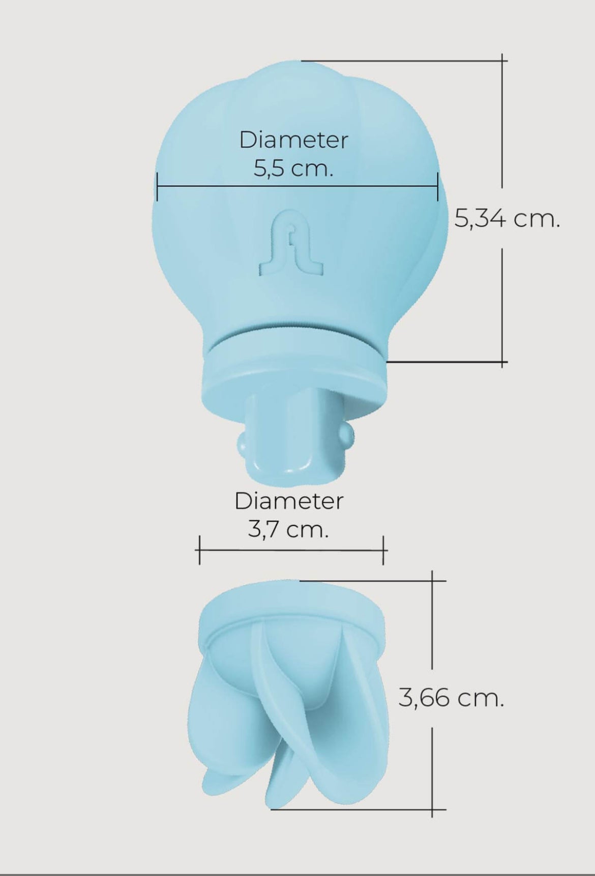 SexToy Octopussy: vibratore 5in1 da stimolazione esterna e clitoridea. 5 testine intercambiabili. Materiale: silicone/ABS.