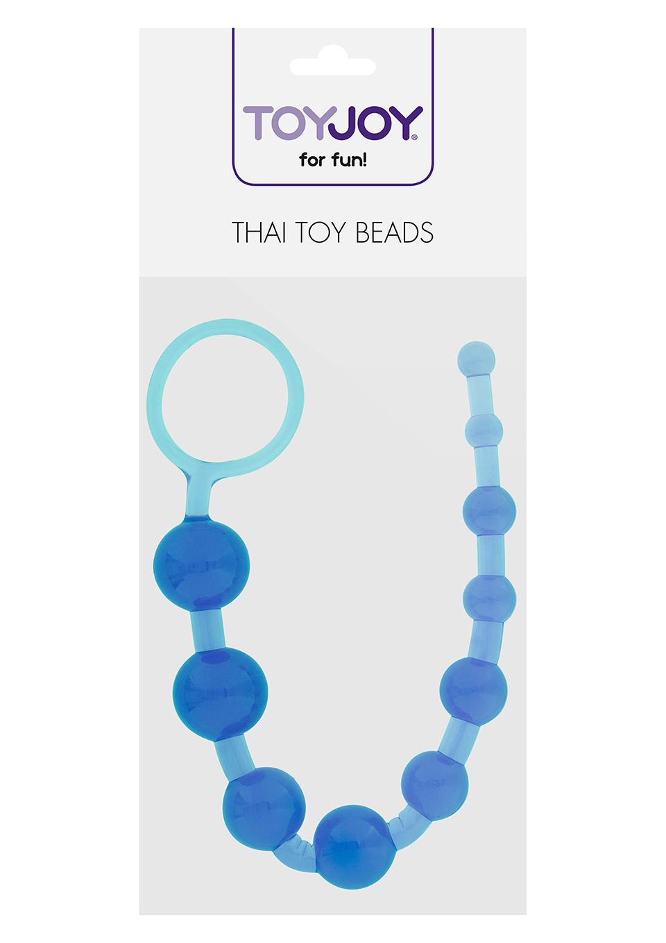 SexToy - Thai Toy Breeds - Thai Balls: palline anali con diametro crescente per la dilatazione graduale della cavità anale. Stoppino ad anello per un utilizzo pratico e comodo 
