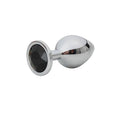 Plug Acciaio con Diamante nero - Size L