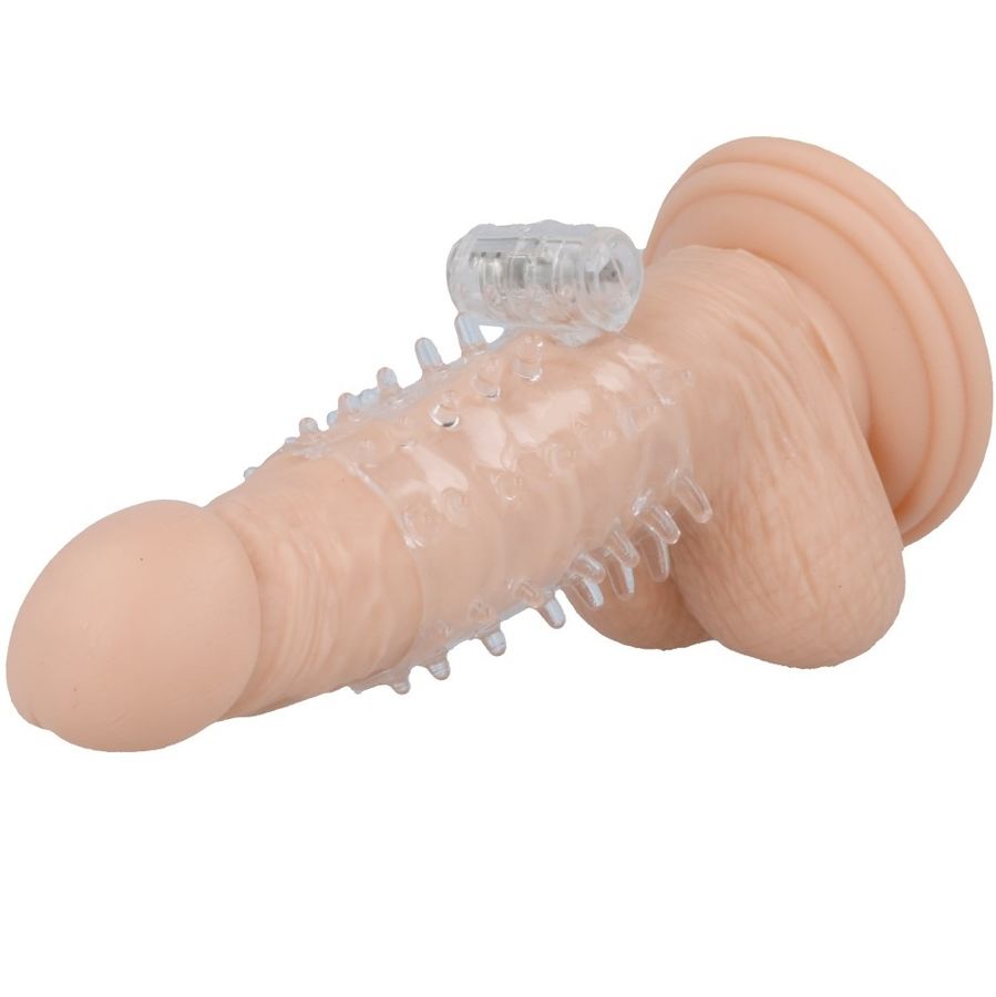Estendi il divertimento e fai durare il piacere con questa guaina vibrante per il pene. Il potente bullet vibrante al suo interno fornisce incredibili vibrazioni per te e il tuo partner, mentre l'anello super elastico aiuta a mantenere erezioni più dure e durature. 