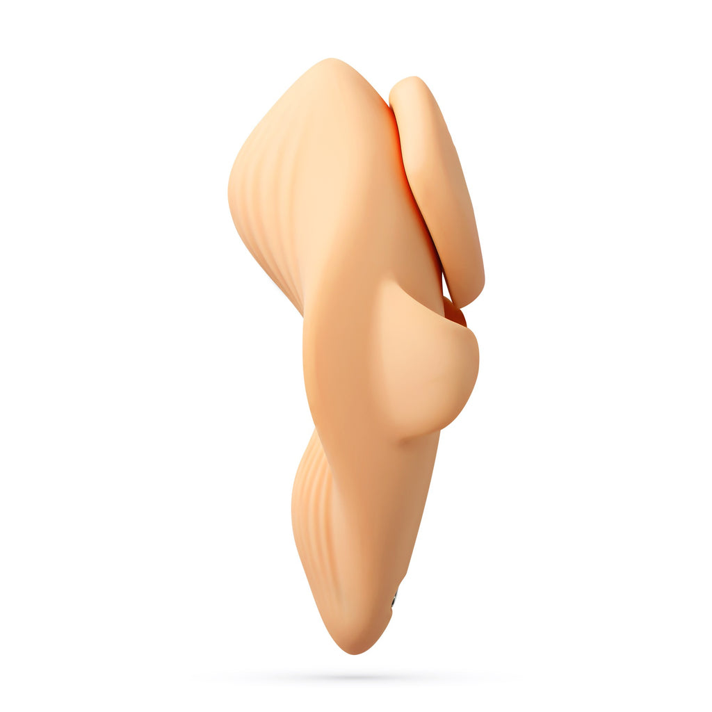 Vibratore da stimolazione esterna 'Orcasmo' con calamita per allaccio agli slip. 9 livelli di vibrazione super potente, forma ergonomica, materiale Silicone/ABS. SexToy da mutanda