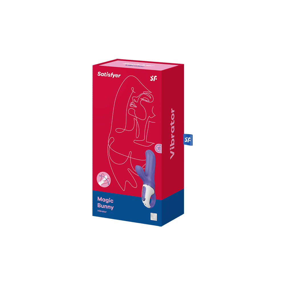 Vibratore vaginale e clitorideo dalla forma curvata.